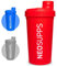 Neosupps Protein Shaker I Hochwertiger Fitness Shaker für Proteinshake I Gym Eiweiß Shaker I 700ml Shake Becher | Farbe: Rot