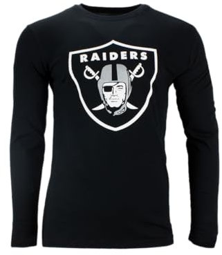 Fanatics NFL Las Vegas Oakland Raiders Langarm Shirt Herren 1568MBLK1ADORA M