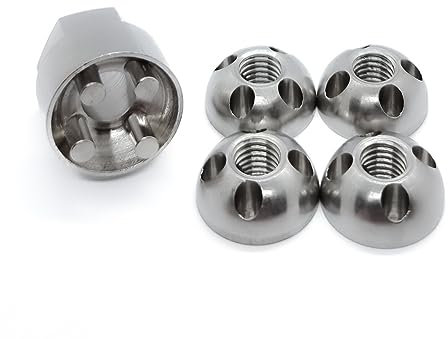 OG Secure | M8 (8mm) Anti-Theft Security Nut Set - Stainless Steel | Tamper Proof Shear Nuts for Roof Tent, Winch, Light Bar, E-Bike | For 8mm Bolts
