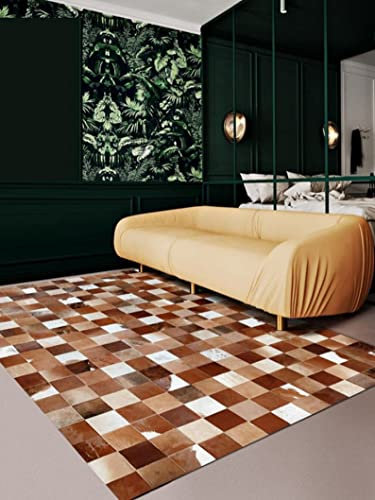 Kuhfell Teppich Patchwork Cod BEN3 (90 x 120 cm)