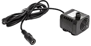 Mipcase 12v 250l/h Mini-tauchpumpe Aquarium-wasserpumpe Bürstenloser Motor Geräuscharm Für Heimaquarium Schwarz