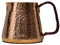 500ml Pure Copper Latte Pitcher Milk Jug Water Tea Pots Kettles Hammer Mug Handcraft Drinkware Tableware