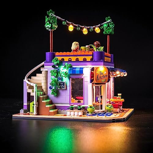 Led Licht Set Kompatibel mit Lego Friends Heartlake City Community Kitchen 41747 (Kein Modell), Dekorationsbeleuchtungsset für Heartlake City Gemeinschaftsküche Spiel-Set-Standard Version
