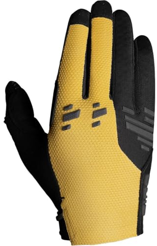 Giro Havoc Fahrrad Handschuhe für Trail-Fahrer, Nahtlose AX Suede Mikrofaser, Ariaprene-Mesh für Belüftung, TPR-Knöchelprotektoren, Verstellbarer Klettverschluss, hoher Komfort, Dark Grey, Größe: M