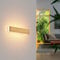 AOLED LED Wandlampe Innen Bambus Holz Wandleuchte 3000K Flurlampe Schlafzimmerlampe, Wohnzimmerlampe 12W 30CM Wandbeleuchtung für Balkon Treppenhaus Wohnzimmer Kinderzimmer Schlafzimmer
