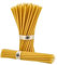 Danilovo Reine Bienenwachskerzen – tropffrei, rauchfrei, hohe, dünne Spitzkerzen – dekorative Kerzen für Kirchgebet, Deko oder Geburtstagskerzen – Honigduft Kerzen – 18,5 x 0,61 cm (Gelb, 50 Stück)