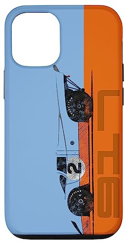 Hülle für iPhone 12/12 Pro Deutsches Oldtimer-Autorennen und Motorsport-Renn-Lackierung