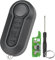 Clé télécommande 3 boutons de rechange pour Citroën Relay Peugeot Boxer Fiat 500L MPV Fiat Ducato Fiat Bravo (système Marelli) avec porte-clés tournevis