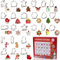 Fzyisw 24Pcs Large Christmas Cookie Cutter Set, Stainless Steel Christmas Cookie Cutters, Christmas Cutters for Baking - Christmas Tree, Gingerbread Man, Santa and More Shapes Christmas Cookies