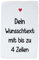 GRAZDesign Geschirrtuch Aufdruck selbst gestalten - Wunschtext - 60x40cm - weiß - personalisiert selber Bedrucken beschriftet Herz