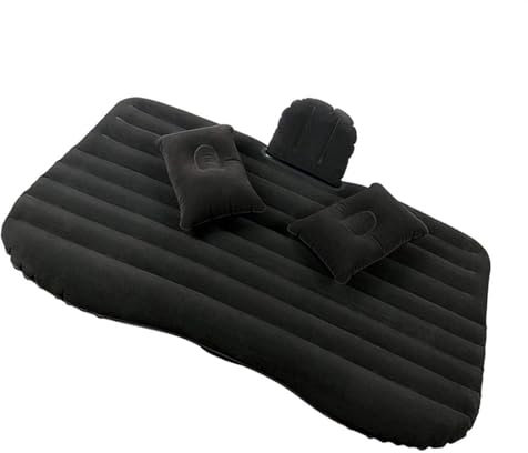 Matelas Gonflable pour Voyage Voiture, Lit Pneumatique Camping avec Oreillers d'air, Pompe Gonflable Et Sac À Main, Coussin Couchage Portable Universel Car Air Mattress Voiture Matelas gonflables