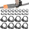 Kit fascetta stringitubo, kit di fissaggio tubo da giardino - Fascetta per tubo Fascetta per tubo,Fascette stringitubo per tubi ingranaggi 20X, fascetta stringitubo, kit di assortimento per settore au