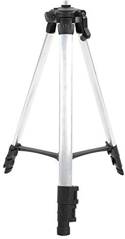 MOZUO Trépied inclinomètre de niveau 150 cm 5/8 pouces, trépied d'arpentage, niveau à bulle en alliage d'aluminium, support fixe