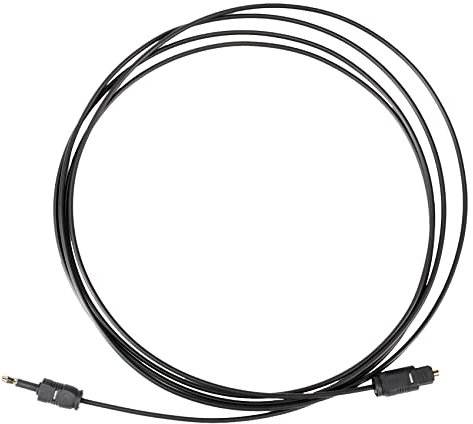 Kissmii 2 m Mini 3,5 mm Digital Optical Audio Cable SPDIF Optical Fiber Line