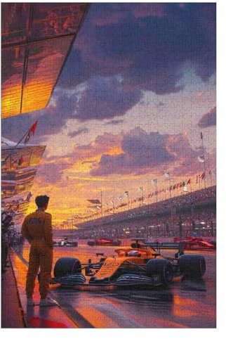 1000 Teile Puzzle - Lando Norris Puzzles Für Einzigartige Formen Erwachsene Und Kinder21Z354c38x52cm