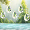 Soodyoow 10 Stück Sonnenfänger, 38 mm Sonnenfänger Kristall, Suncatcher, Kristalle zum Aufhängen, Suncatcher Kristall, Sonnenfängers Bastelset, mit 8m Transparenter Linie(0.8mm)