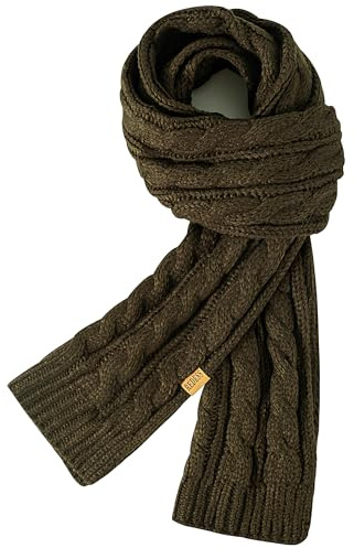 REDESS Women's Big Knit Scarf Winter Warm Long Wrap Cashmere Wool Thick Winter Large Chunky Scarf for Women