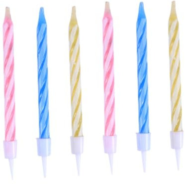 Alipis 60stücke Wiederanzünd Trickkerzen Für Geburtstagstorten Kerzen Aus Hochwertigem Material Für Kuchen Und Partydekorationen