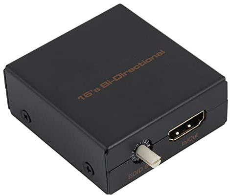 HDMI Splitter, EDID Emulator HDMI Switch 16 Modes 4K Support CEC 10m Output | Plug Play HDMI EDID Manager Fix Display Compatibility For Display Devices Home Theater Systems AV Room