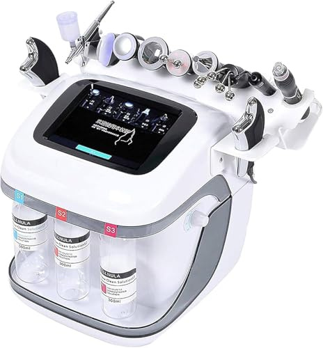 PixCy Belleza Máquina Hidrofacial Agua Peel Aqua Facial Herramientas De Cuidado De La Piel Hydrafacial Dermabrasion RF Piel Scrubber Spray Frío Martillo SPA Multifunción Salón Uso