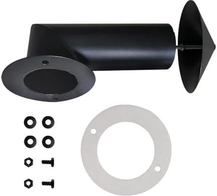 Rauchrohr Pelletgrills Räucherstapel Ersatz Edelstahl Grills Stapel Schornstein Hohe Zuverlässigkeit Teil Pellet Grill Stapel Ersatz