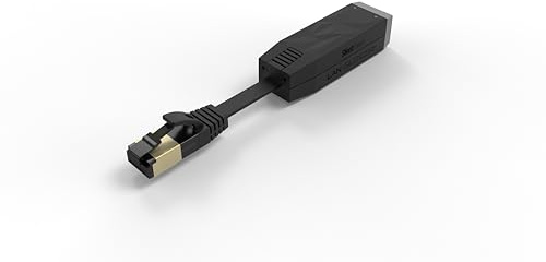 Silent Power LAN iSilencer+ Filtro Rumore Ethernet RJ45 isolamento | Filtro RF, riduzione del rumore e del jitter, isolatore Gigabit RJ45 per audio Hi-Res con segnale più pulito e tempismo