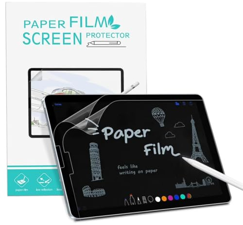 Kauzzet 2 Pack Screen Protector for iPad 9.7” iPad (Air/Pro / 5th / 6th Gen) – Anti-Glare Matte Film, Scratch Resistant, Easy Install, Apple Pencil Compatible