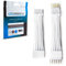 Litcessory Controller auf 6-Pol Adapter für Philips Hue Lightstrip Plus (Abnehmbare Version, Weiß - STANDARD 6-POLIG V3 / WiZ Lightstrip)