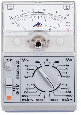 3B Scientific Physik Lehrmittel - Analog-Multimeter ESCOLA 30 - didaktisches Messgerät für Schulversuche, Ausbildung und Hochschulpraktika, 1013526