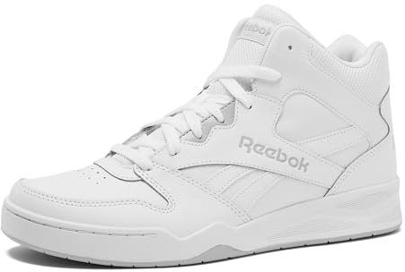 Reebok Herren Royal Bb 4500 Hi2 High Top Sneakers for Men Sneaker, Weiß/Helles einfarbiges Grau, 47 EU X-Weit