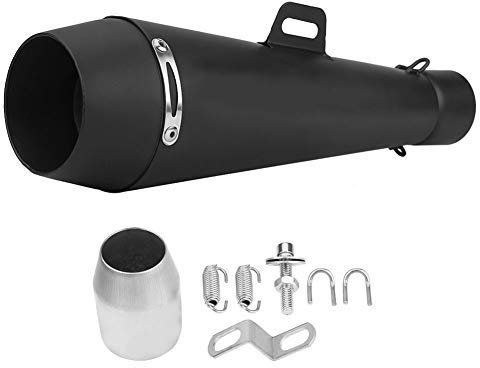 Auspuff Schalldämpfer Rohr Motorrad Schalldämpfer Schalldämpferrohr Auspuff Universal Schalldämpfer Universal 51mm Motorrad Auspuff Endschalldämpfer Rohr für CBR1000 R6