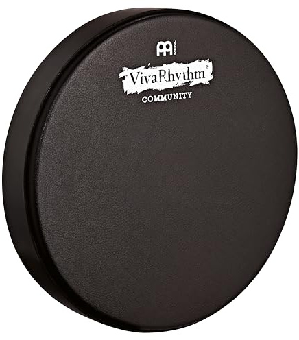 Meinl Percussion VivaRhythm Conga Head - Nappafell für 9,5 Zoll Congas - Durchmesser 24,13 cm - Vorgestimmt - Nappa, Schwarz (VR-POH95-NH) | Fell für VivaRhythm Pop Off Conga, Vorgestimmt, als Handtrommel spielbar, Durchmesser 9,5 Zoll, Nappa