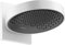 hansgrohe wassersparender Duschkopf Regendusche Rainfinity (250mm, rund, 1 Strahlart, Wandmontage) mattweiß