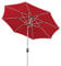 Schneider Sonnenschirm Venedig, rot, 270 cm rund, 683-77, Gestell Aluminium, Bespannung Polyester, 4.9 kg