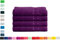 Mixibaby 4er Handtuchset Handtuch Handtücher 50cm x 100cm Frottee 100% Baumwolle 500g/qm, Farbe:Violett
