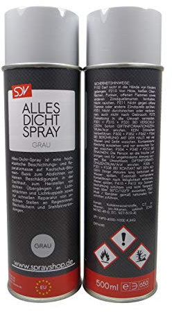 SDV Chemie Allesdichtspray grau 1x 500ml Sprühdichtung Dichtungsspray Versiegelung