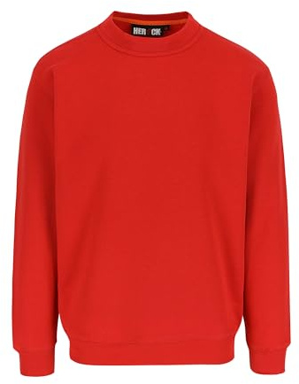 Herock Vidar Arbeitspullover Herren Sweatshirt Baumwolle Workwear Handwerk | 80% Baumwolle / 20% Polyester | 280 g/m² | Formstabil & pflegeleicht