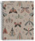 Miquelrius - Notizbuch, 100 % recycelt, 1 farbiger Streifen, A5, 80 Blatt liniert, Papier 80 g, 2 Bohrungen, Einband aus recyceltem Karton, Design Ecobutterfly