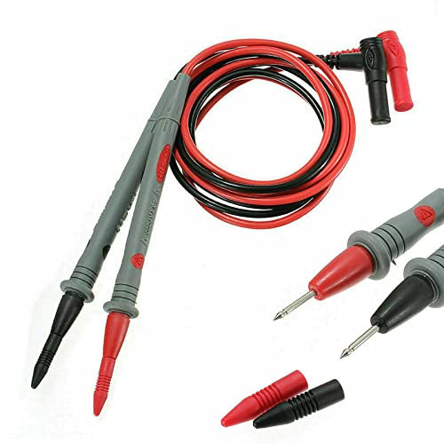 SASHTECH 10A Digital Multimeter Cable - Test Leads Probes Volt – Red & Black