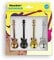 Winkee - Lot de 4 cuillères à café pour guitares – Cuillères élégantes au look guitare | Cuillère à café multicolore | Cuillère à expresso | Cuillère à œuf | Acier inoxydable | Cadeau pour Noël,