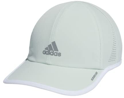 adidas Damen Superlite Relaxed Fit Performance Hat, Leinen grün/weiß/silber reflektierend, Einheitsgröße