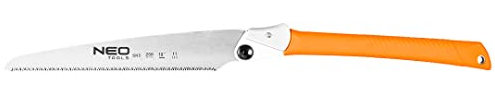 NEO TOOLS Japansäge klappbar, japanische Säge Feinschnittsäge 250-275 mm mit Flexibles Blatt, schmale Klinge, für Heimwerker & Gewerbe, Feinsäge für Holz - Zugsäge Holzsäge (klappbares Blatt, schmal)