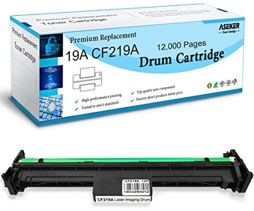 ASEKER Kompatibler 19A CF219A Trommelkartusche für HP Laserjet Pro M102a M102w MFP M130fn M130fw M130nw M130a Drucker 12000 Seiten ( Schwarz Trommel )