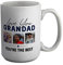 Shopagift Personalised Photo Mug Love You Grandad You're The Best White 15oz Large Cup