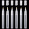 runrayay Lot de 6 marqueurs de Peinture Vierges remplissables vides de 3 mm, stylos marqueurs de Peinture à tête Ronde en Acrylique Transparent pour kit d'artisanat de Dessin à l'eau et à l'huile
