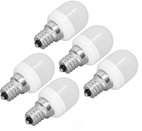 Marhynchus 5 Uds Bombillas de Luz de Techo 1,5 W 75LM E12 Bombillas de Luz LED de Rosca AC220V para LáMpara de Techo (Luz calida)