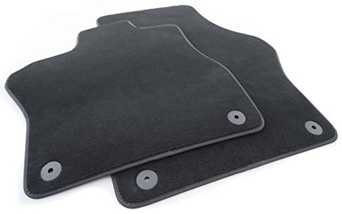 Fußmatten passend für VW ID. Buzz & Cargo Velours Matten Premium Automatten Innen Schwarz 2-teilig