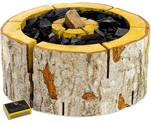 Mondo Viro Barbecue accendifuoco take away usa e getta in carbone e legno naturale in ontano (1)