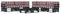 Festnight Lounge Gartenmöbel Set Paletten 6-TLG,Lounge-Set Holz Paletten Schwarz,Gartensofa-Set Holz,Ecksofa Paletten,Terrassenmöbel Lounge mit Rotes Karomuster Kissen (4X Eckteil + 2X Tisch)
