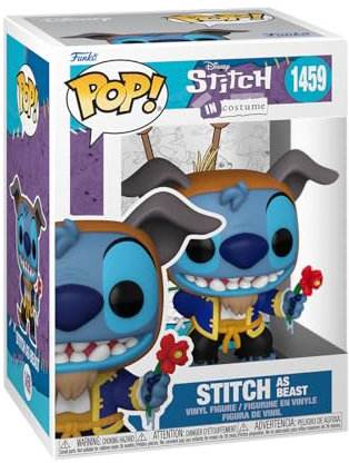 Funko Pop! Disney: Stitch Costume - Beast - Lilo and Stitch - Figura de Vinilo Coleccionable - Idea de Regalo- Mercancia Oficial - Juguetes para Niños y Adultos - Movies Fans